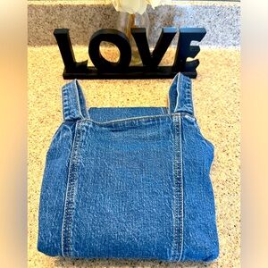 The cutest Jean dress; Girls 10-12
